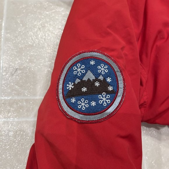 MEC Toaster Snowsuit Red & Grey Size 4 - Picture 6 of 9